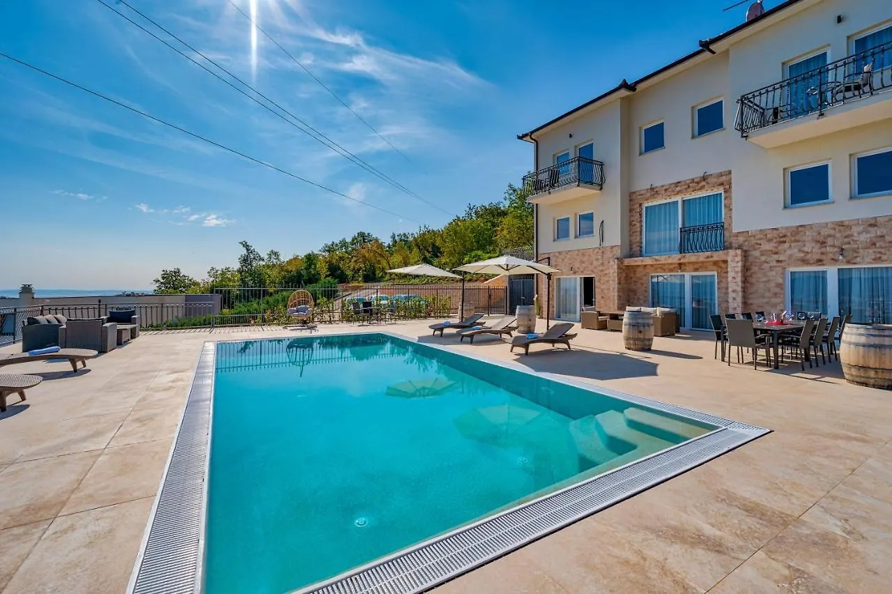 Villa Esarjo With Heated Pool And Sea View Veprinac 0*,