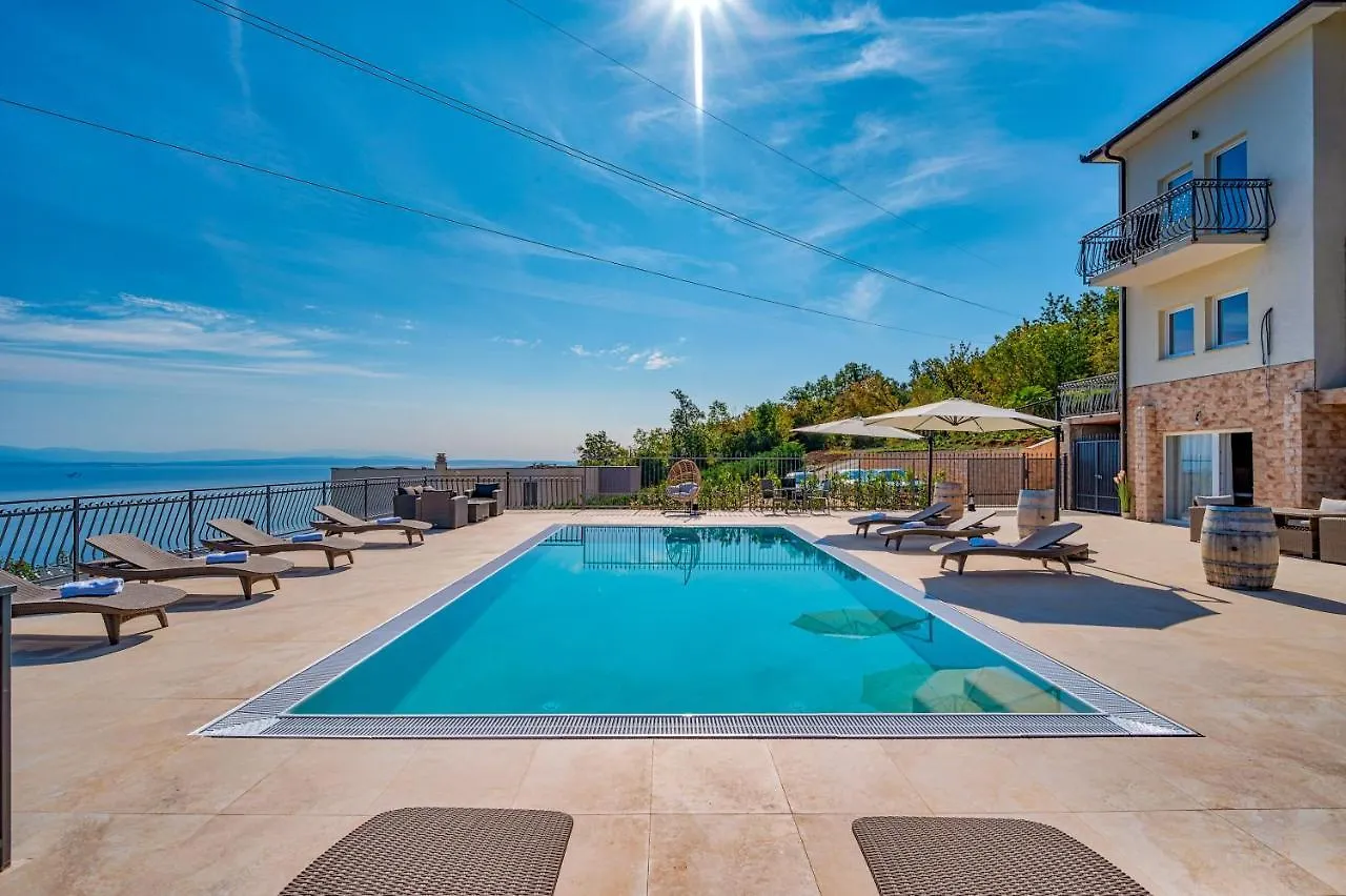 Villa Esarjo With Heated Pool And Sea View Veprinac