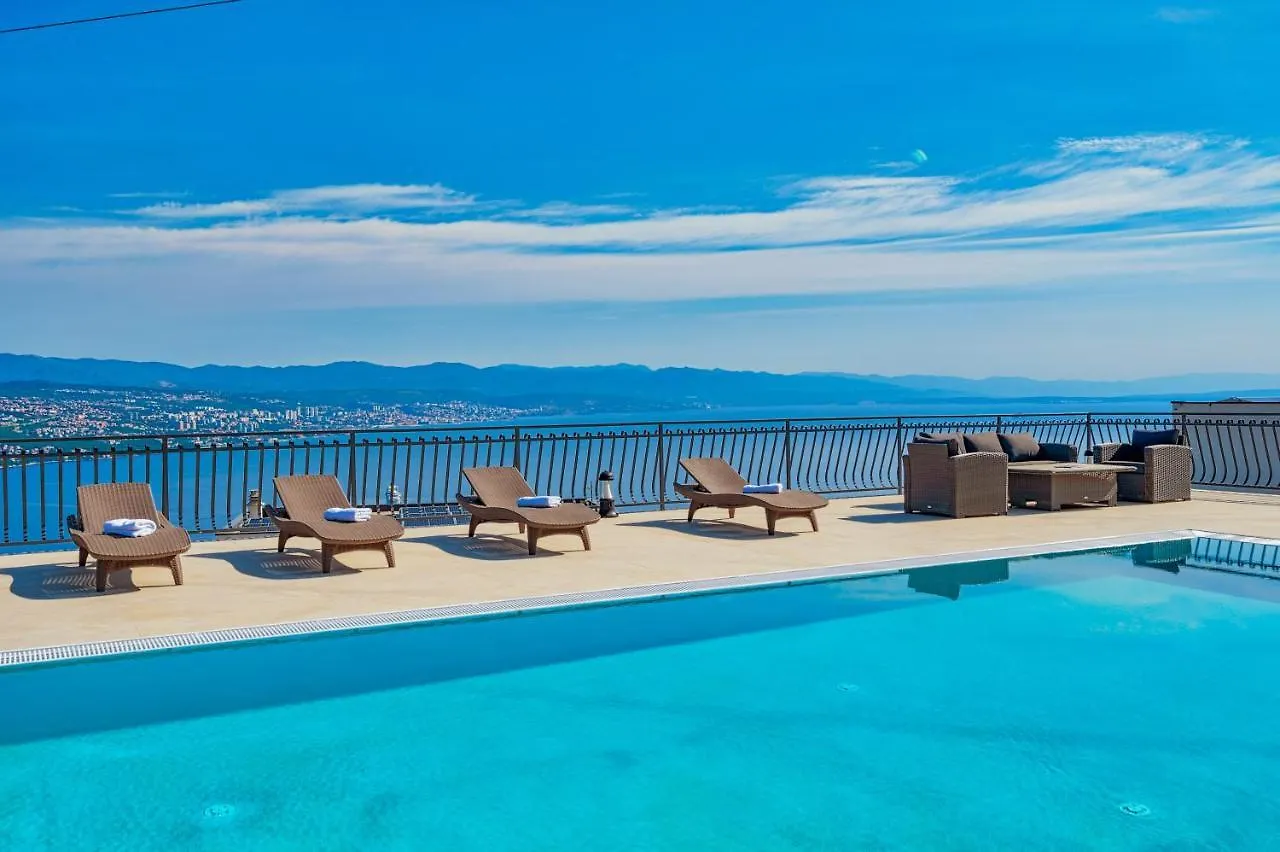 Villa Esarjo With Heated Pool And Sea View Veprinac Croatia