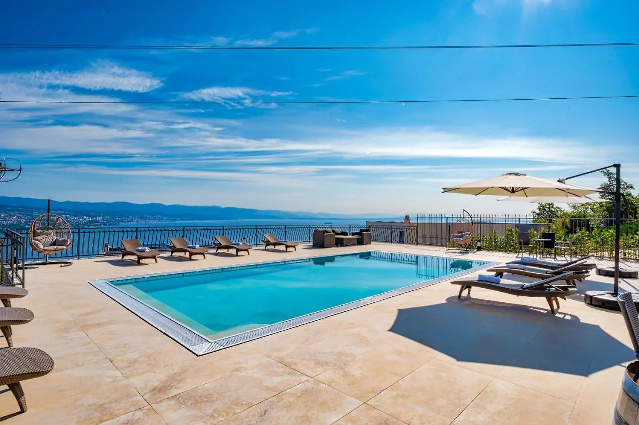 Villa Esarjo With Heated Pool And Sea View Veprinac Croatia