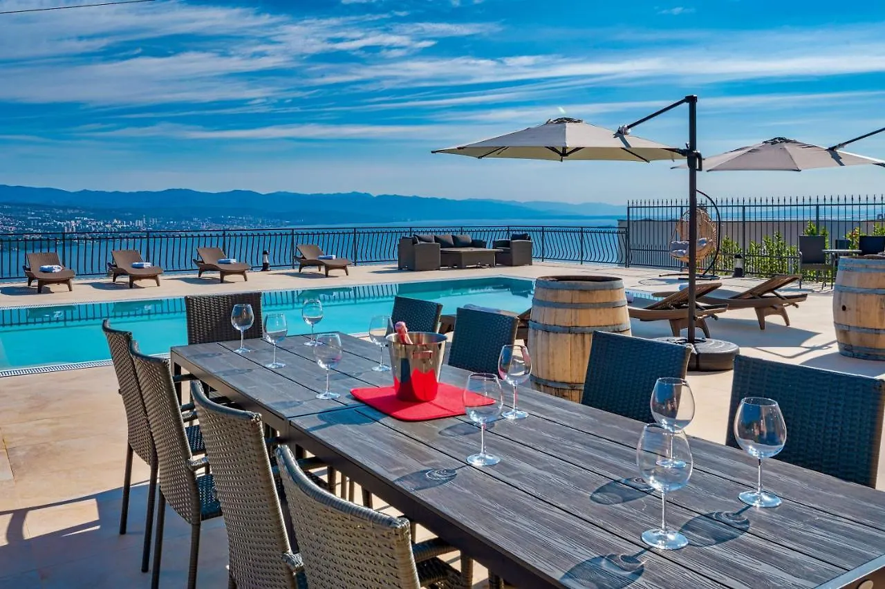 Villa Esarjo With Heated Pool And Sea View Veprinac 0*,  Croatia