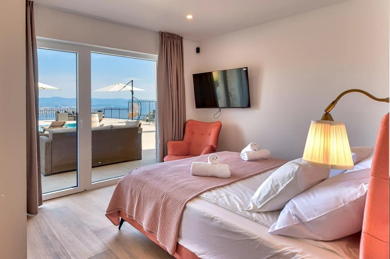 Villa Esarjo With Heated Pool And Sea View Veprinac