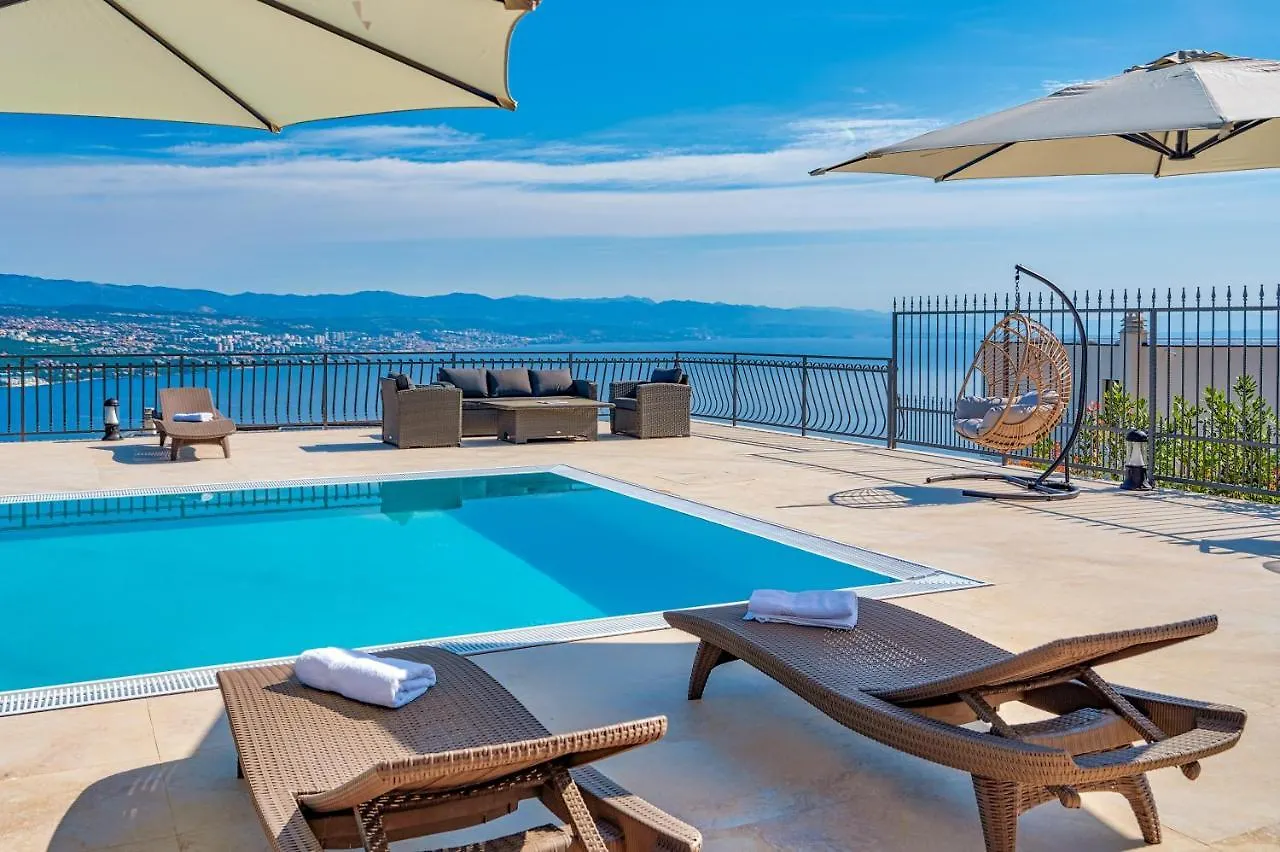 Villa Esarjo With Heated Pool And Sea View Veprinac